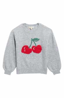 Kids' Cherry Chenille Sweater