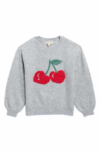 Kids' Cherry Chenille Sweater