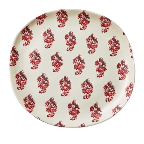 Jasmine Melamine Dinner Plate Set Multicolor Dishwasher Safe
