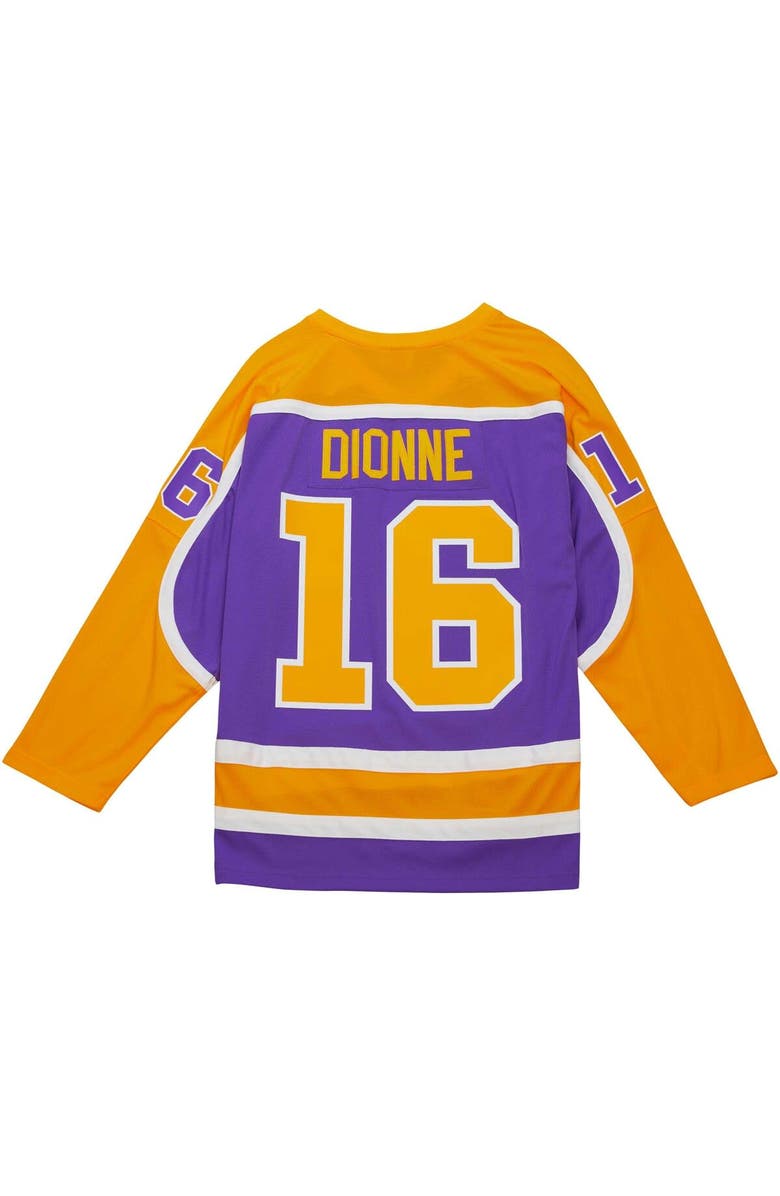 Mitchell & Ness Men's Mitchell & Ness Marcel Dionne Purple Los Angeles Kings  1980/81 Blue Line Player Jersey, Alternate, color, 