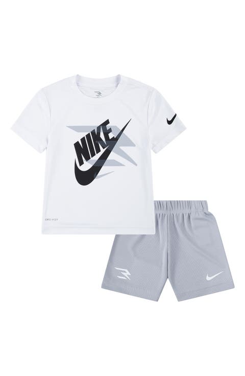 Kids' Dri-FIT Mashup Swoosh T-Shirt & Shorts Set (Toddler & Little Kid)
