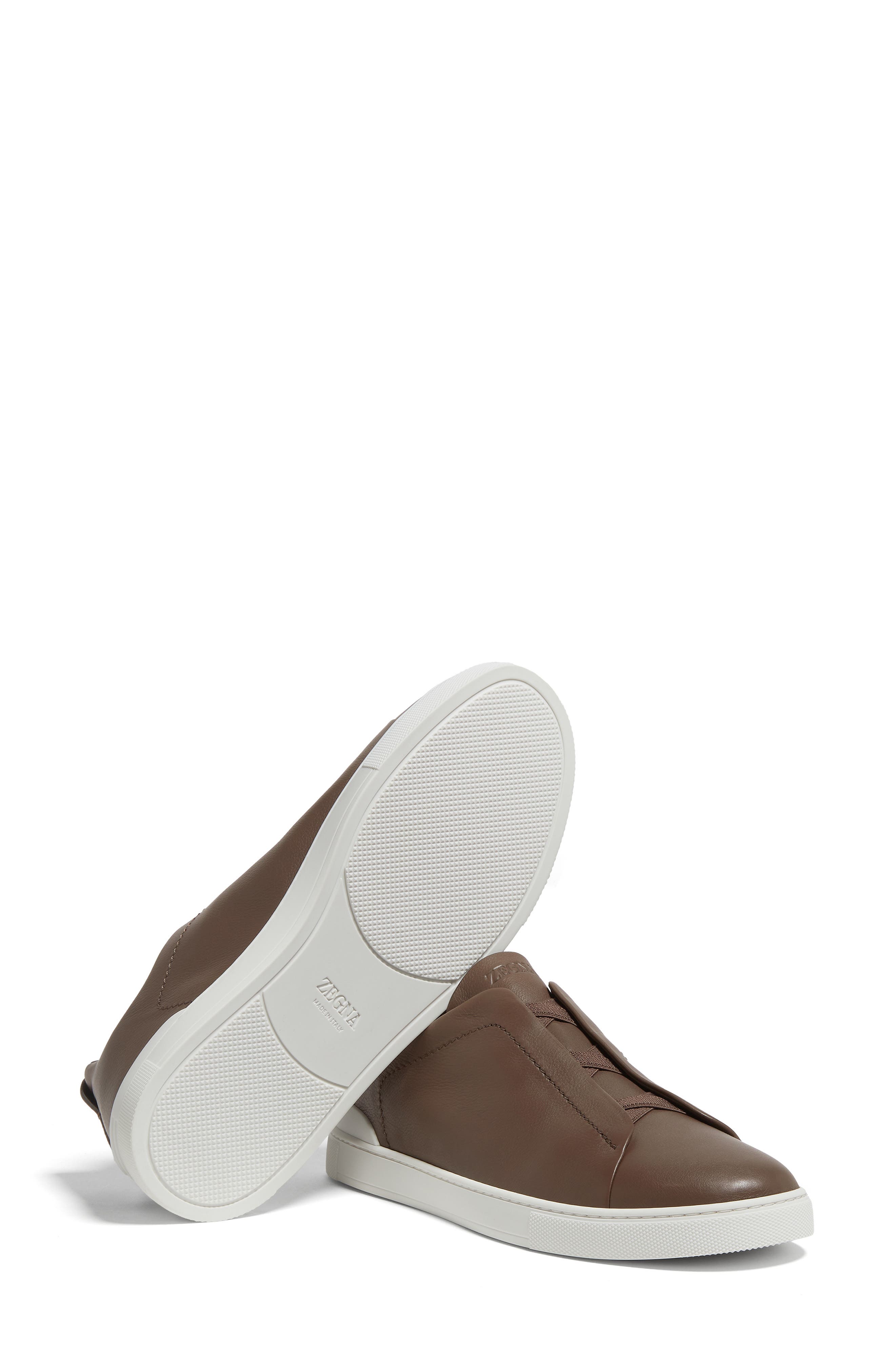 Triple Stitch™ SECONDSKIN Sneaker, Alternate, color, BROWN