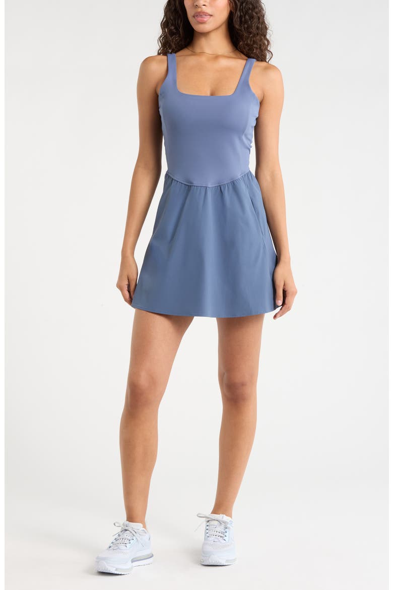 Effortless Short Dress, Main, color, BLUE VINTAGE