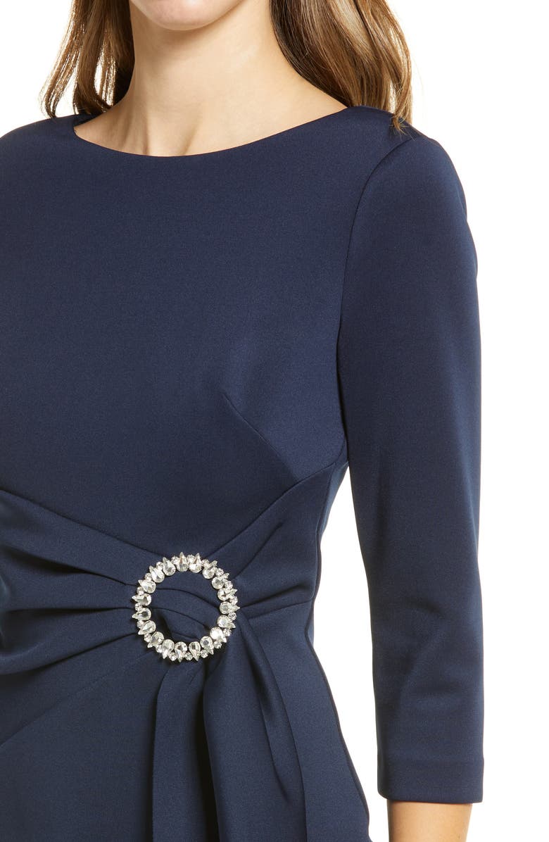 Eliza J Sashed Sheath Dress, Alternate, color, 