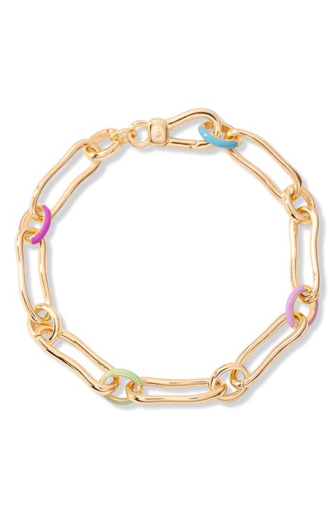 Del Mar Enamel Chain Bracelet