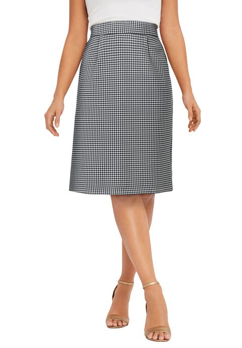 Tummy Control Bi-Stretch Pencil Skirt (Plus Available)