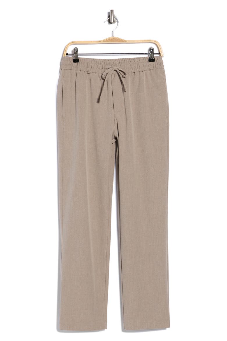 Marl Smart Sweatpants, Alternate, color, TAN