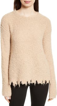 ATM Anthony Thomas Melillo Destroyed Hem Sweater