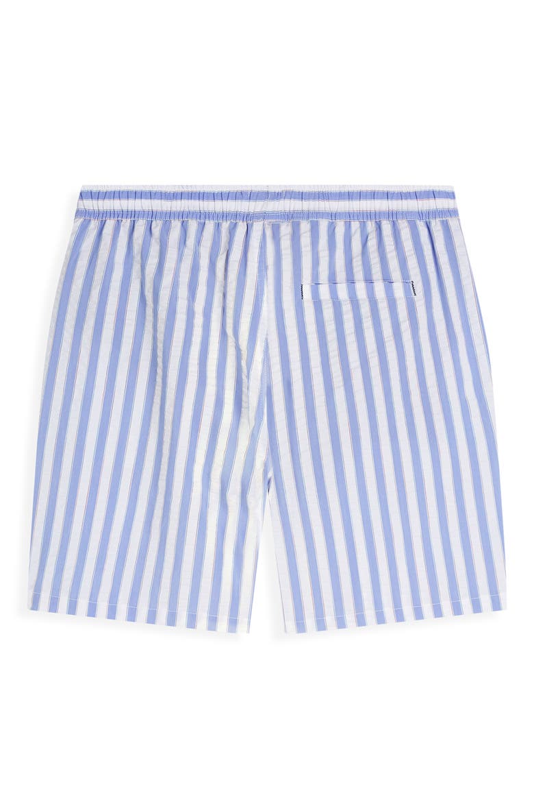 Stripe Midlength Swim Trunks, Alternate, color, CLASSIC STRIPE INFINITY