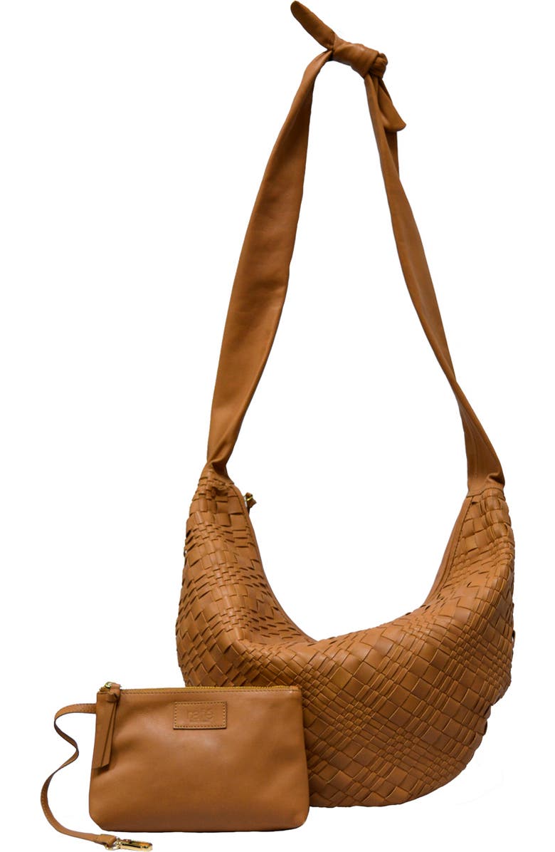 Rafe New York Rymn Woven Hobo, Alternate, color, Camel