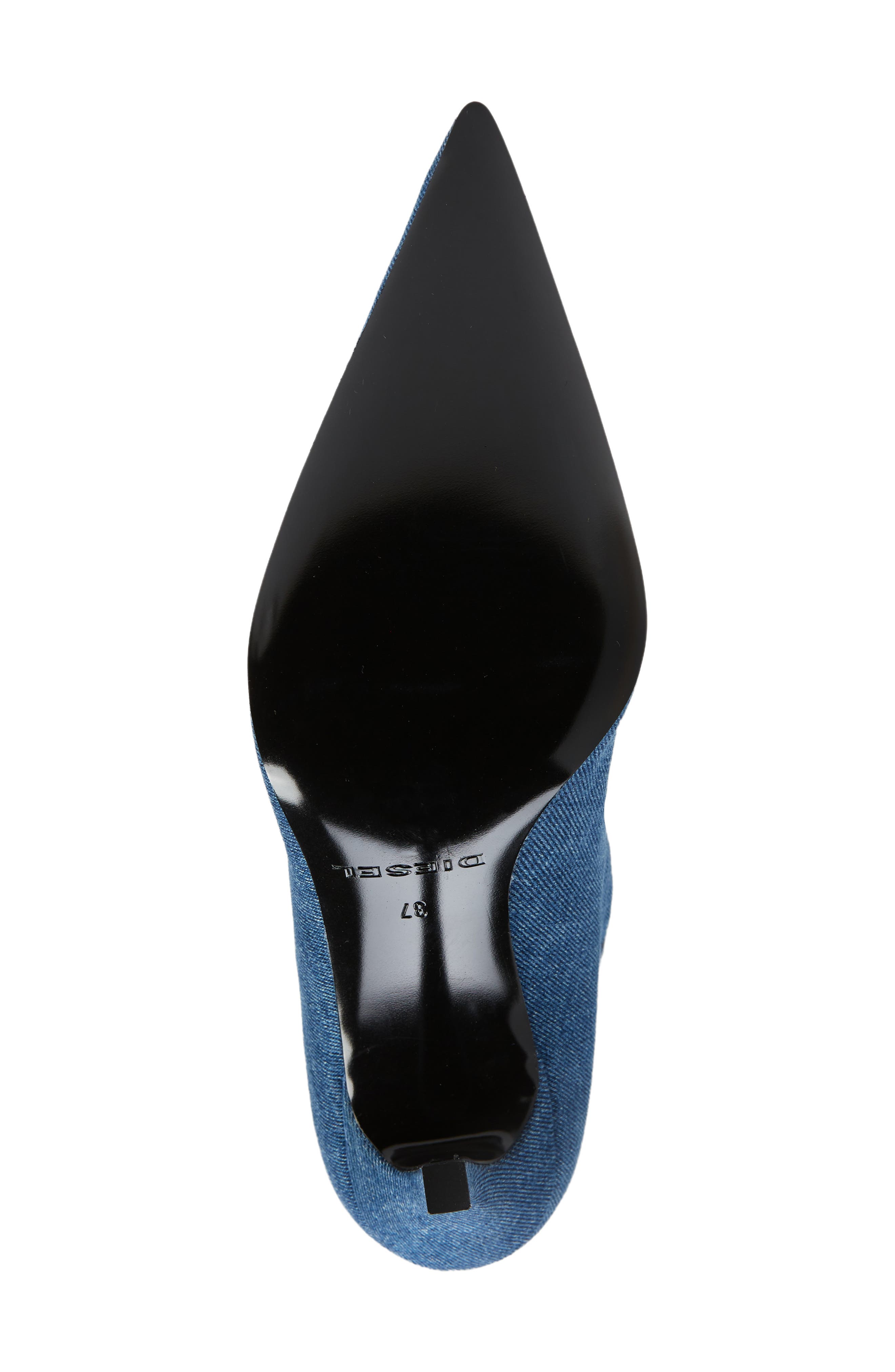 DIESEL<sup>®</sup> Denim Knee High Boot, Alternate, color, 