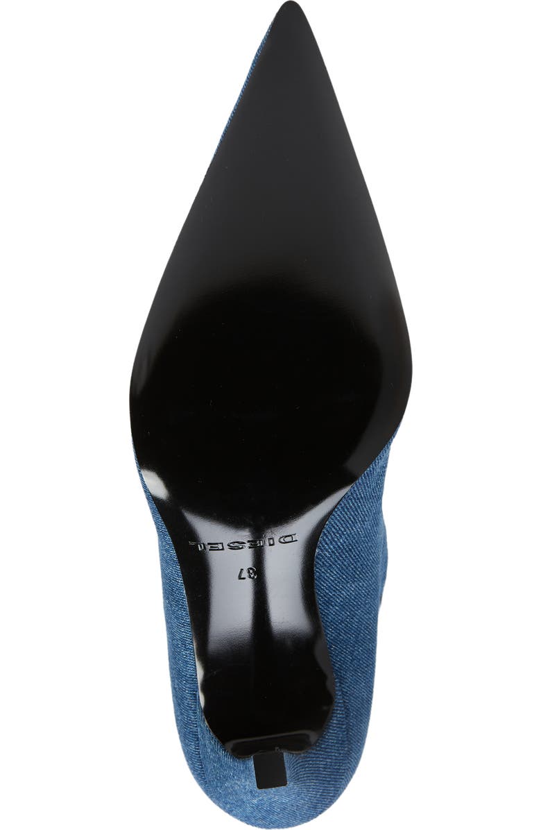 DIESEL<sup>®</sup> Denim Knee High Boot, Alternate, color,