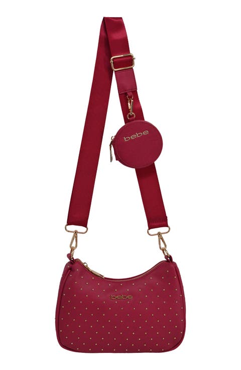 Sagan Stud Crossbody Bag with Zip Pouch