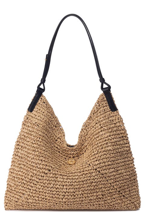 orYANY●ブリジットトート BEIGE ORYANY-BEIGE DOUBLE HANDLE PURSE W/DETACHABLE STRAP-TASSELED