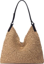 Oryany Raffia Triangle Shoulder Bag