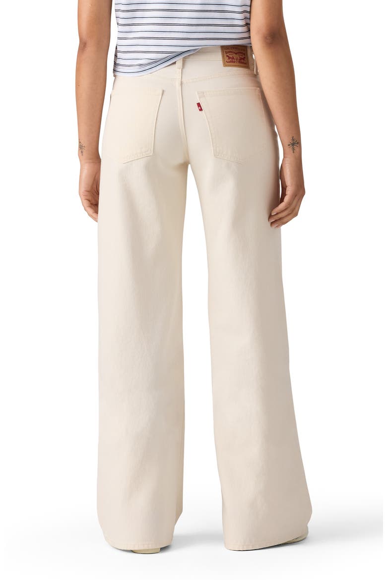 Middy Mid Rise Wide Leg Jeans, Alternate, color, SNOWING IN LA