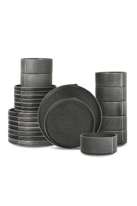 Bao Stoneware 24-piece Dinnerware Set