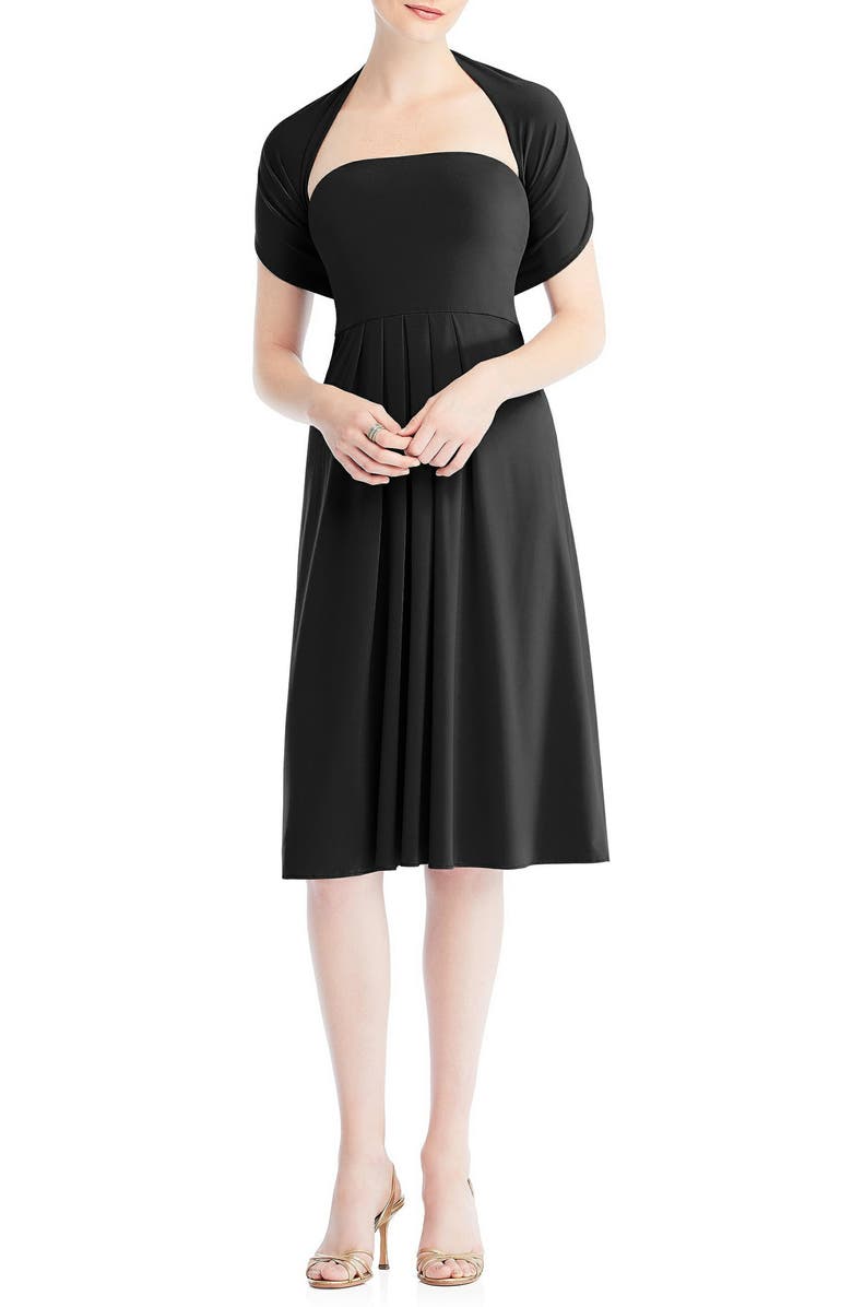 Dessy Collection Multi-Way Loop Fit & Flare Dress, Alternate, color,