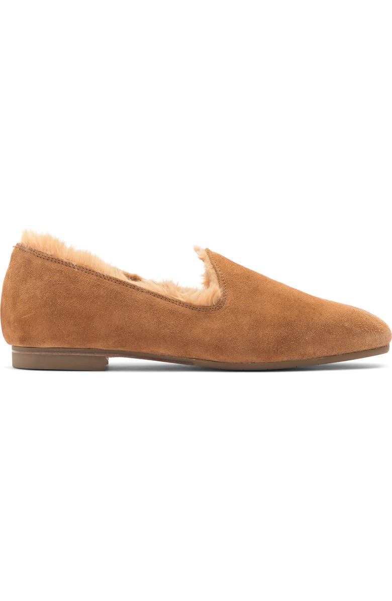 Aquatalia Romie Faux Fur Lined Loafer, Alternate, color,