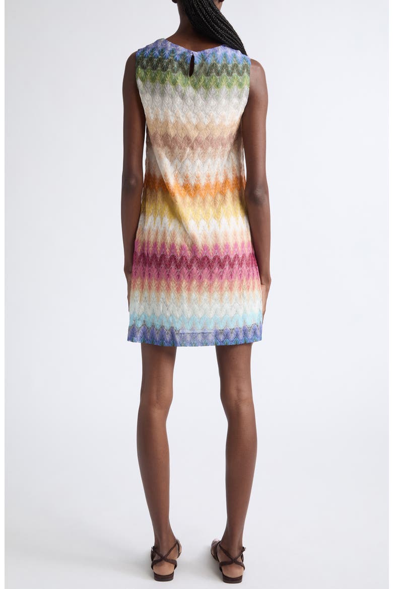 Dégradé Raschel Knit Minidress, Alternate, color, SMSPT-MULTICOLOR