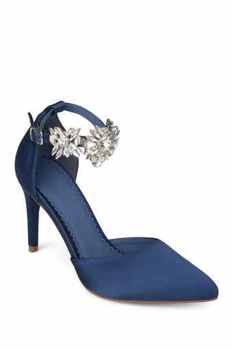 Loxley Embellished Ankle Strap D'Orsay Pump