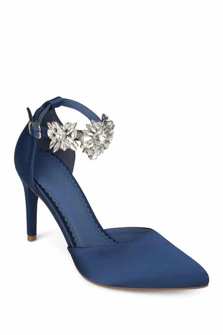 Loxley Embellished Ankle Strap D'Orsay Pump
