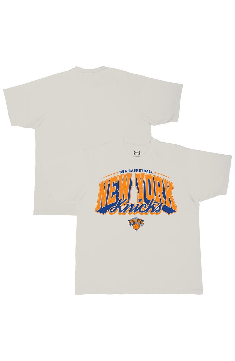 Stadium Essentials Men's Stadium Essentials Cream New York Knicks Your Way Oversized Urban T-Shirt, Main, color, Cream