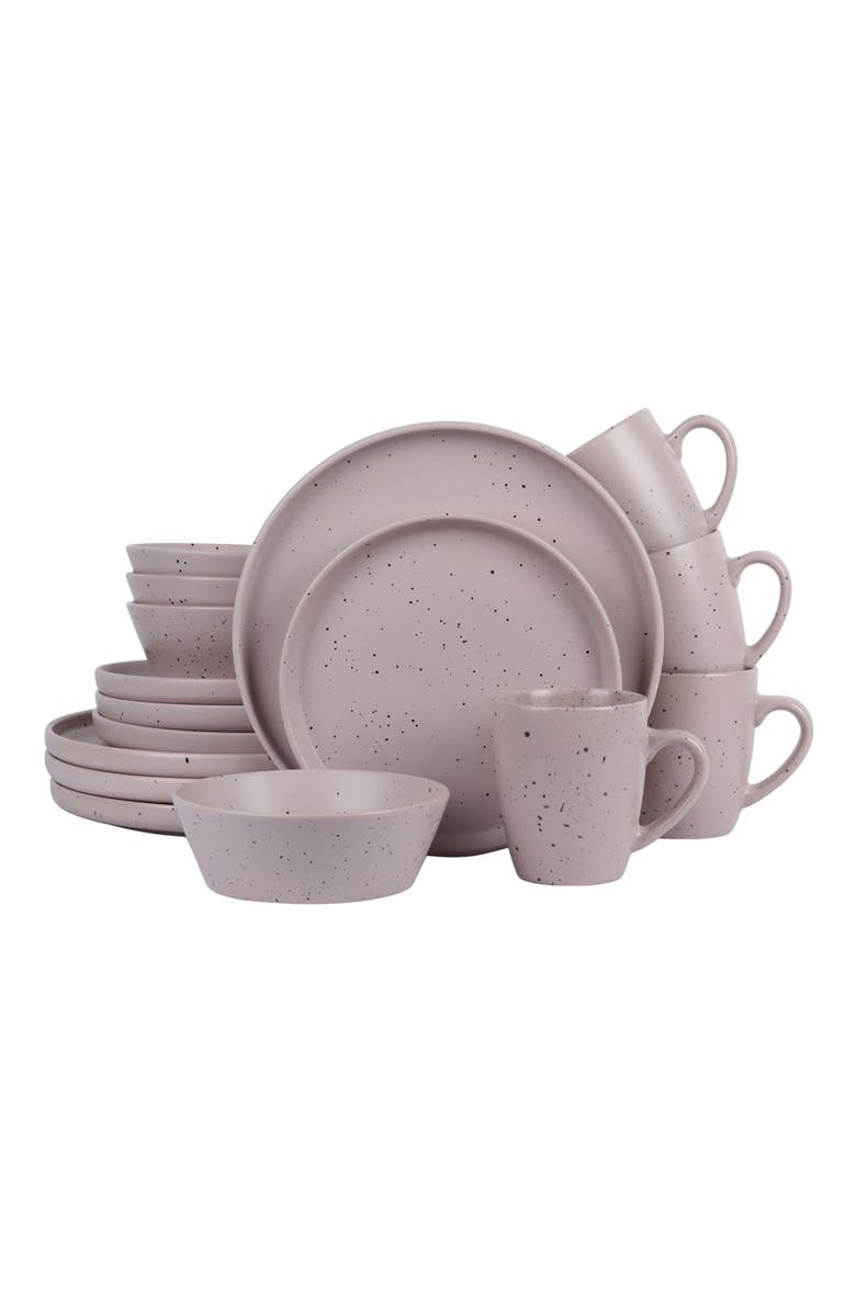 Stone Lain Jade Stoneware 16-Piece Dinnerware Set, Main, color,