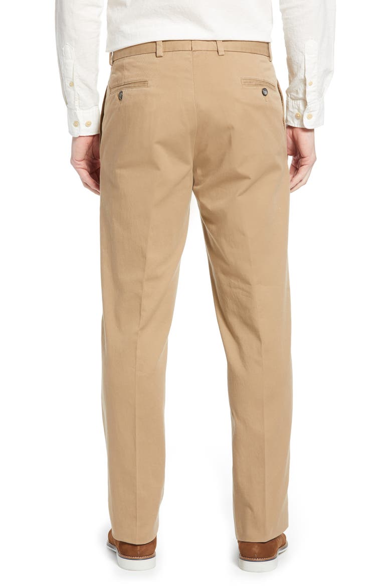 Charleston Khakis Flat Front Chino Pants, Alternate, color, BRITISH TAN