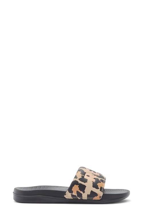 Reef Lana Slide Sandal In Animal Print