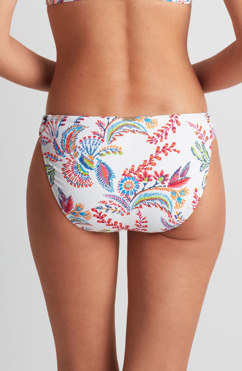 Lauren Ralph Lauren Side Tab Twist Bikini Bottoms, Alternate, color,