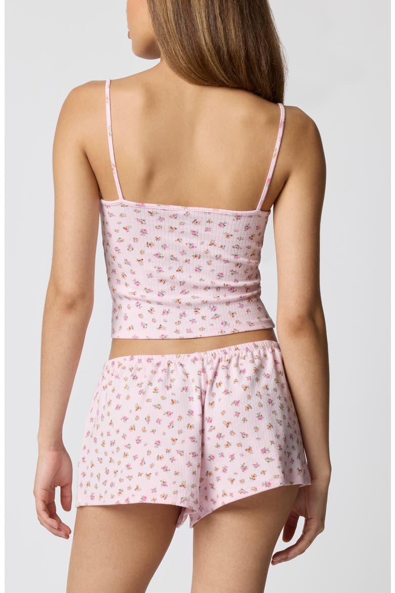 Cotton Blend Pajamas, Alternate, color, PETITE JARDIN PINK