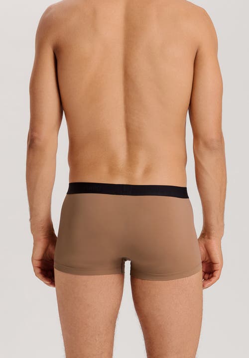 Hanro Micro Touch Boxer Brief In Portabella Beige