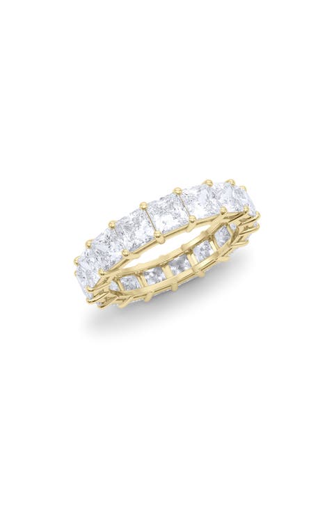 Princess Lab Created Diamond Eternity Ring