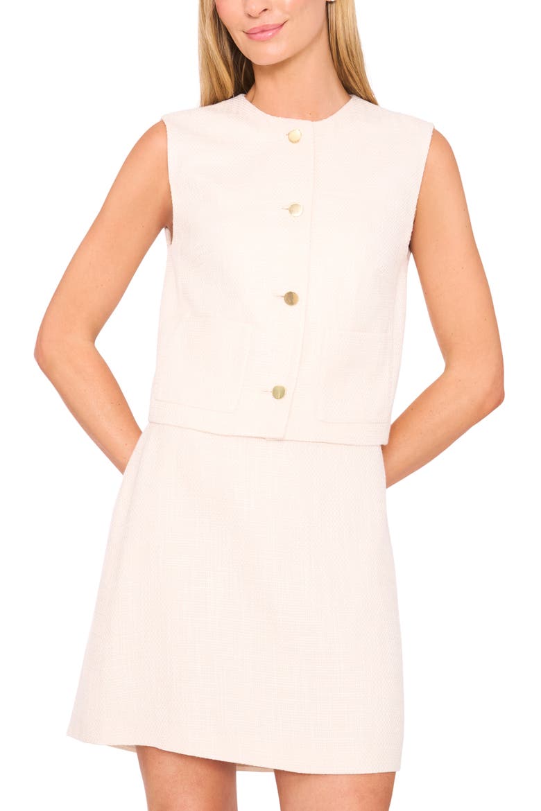 Patch Pocket Vest, Main, color, EGGNOG