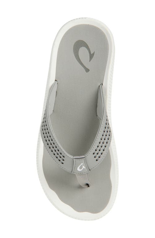 Olukai Ulele Golf Sandal In Gray