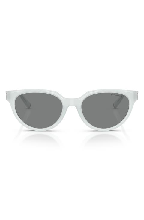 55mm Gradient Cat Eye Sunglasses