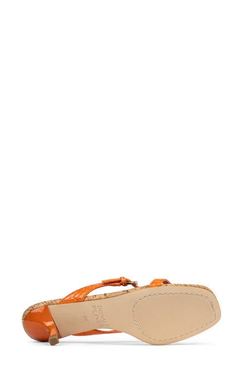 Donald Pliner Claudee Sandal In Orange