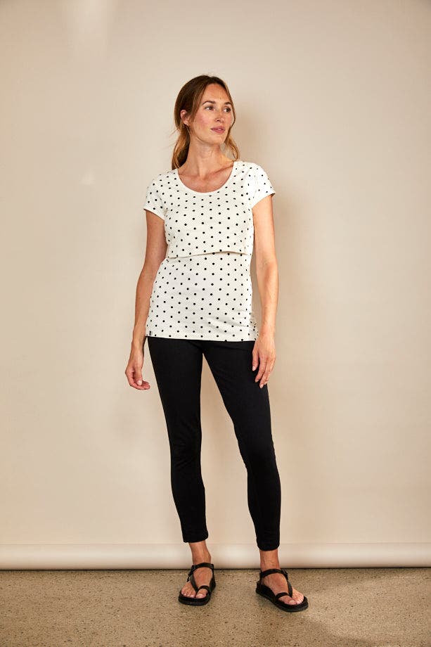 Short Sleeve Nursing T-shirt - image 3