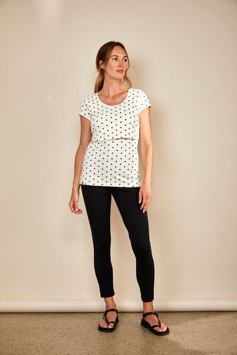Short Sleeve Nursing T-shirt