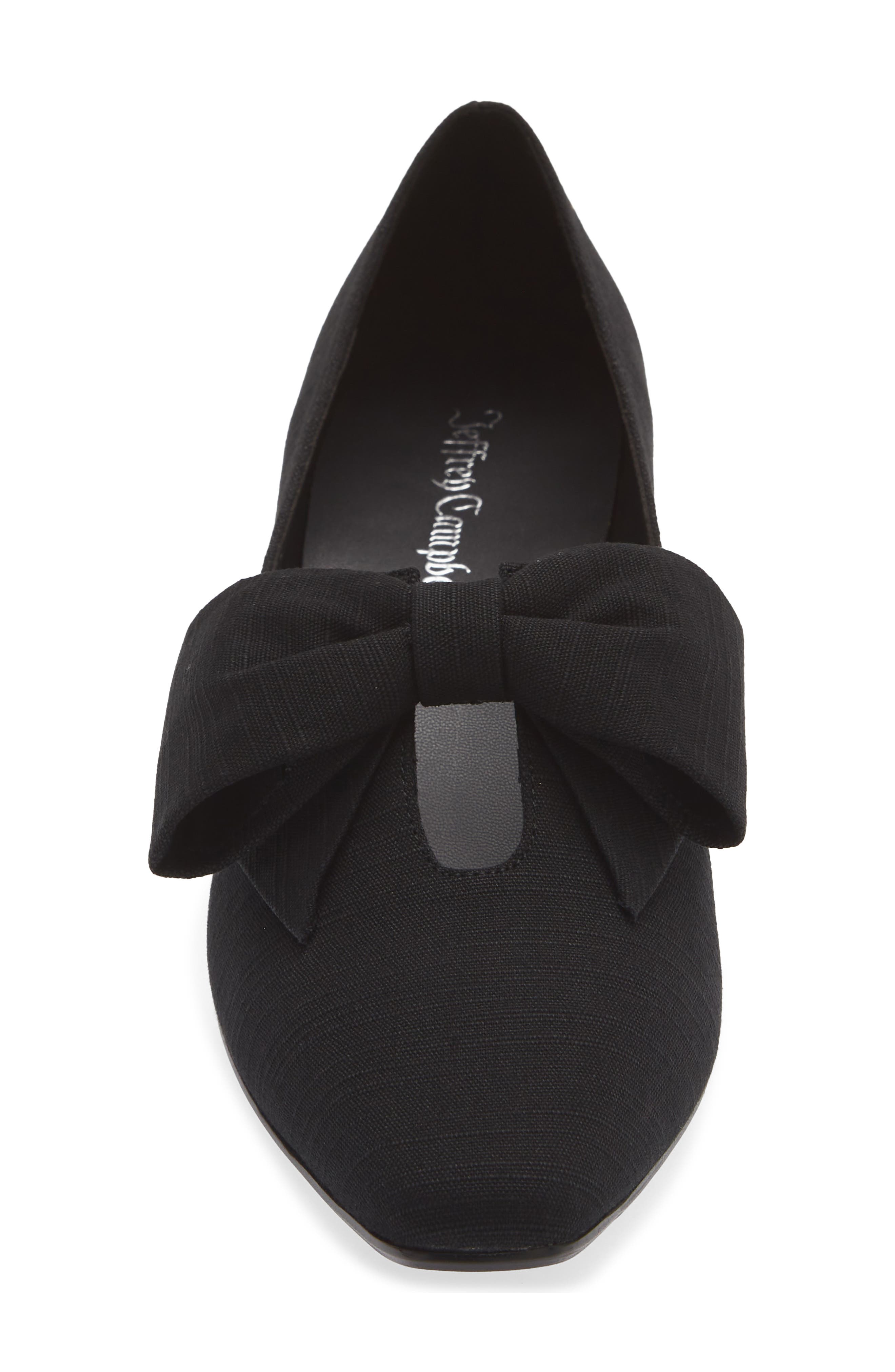 Hedgerow Bow Pump, Alternate, color, BLACK