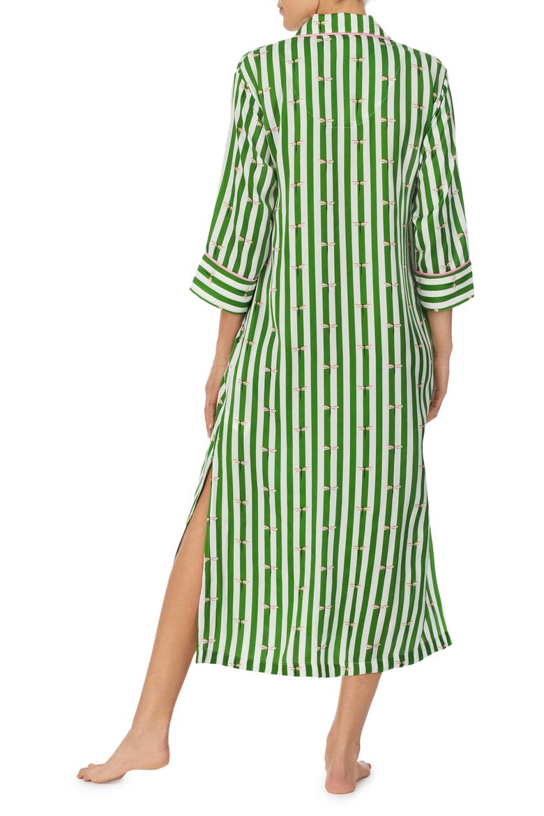stripe sleep shirt, Alternate, color, GREEN/ MULTI