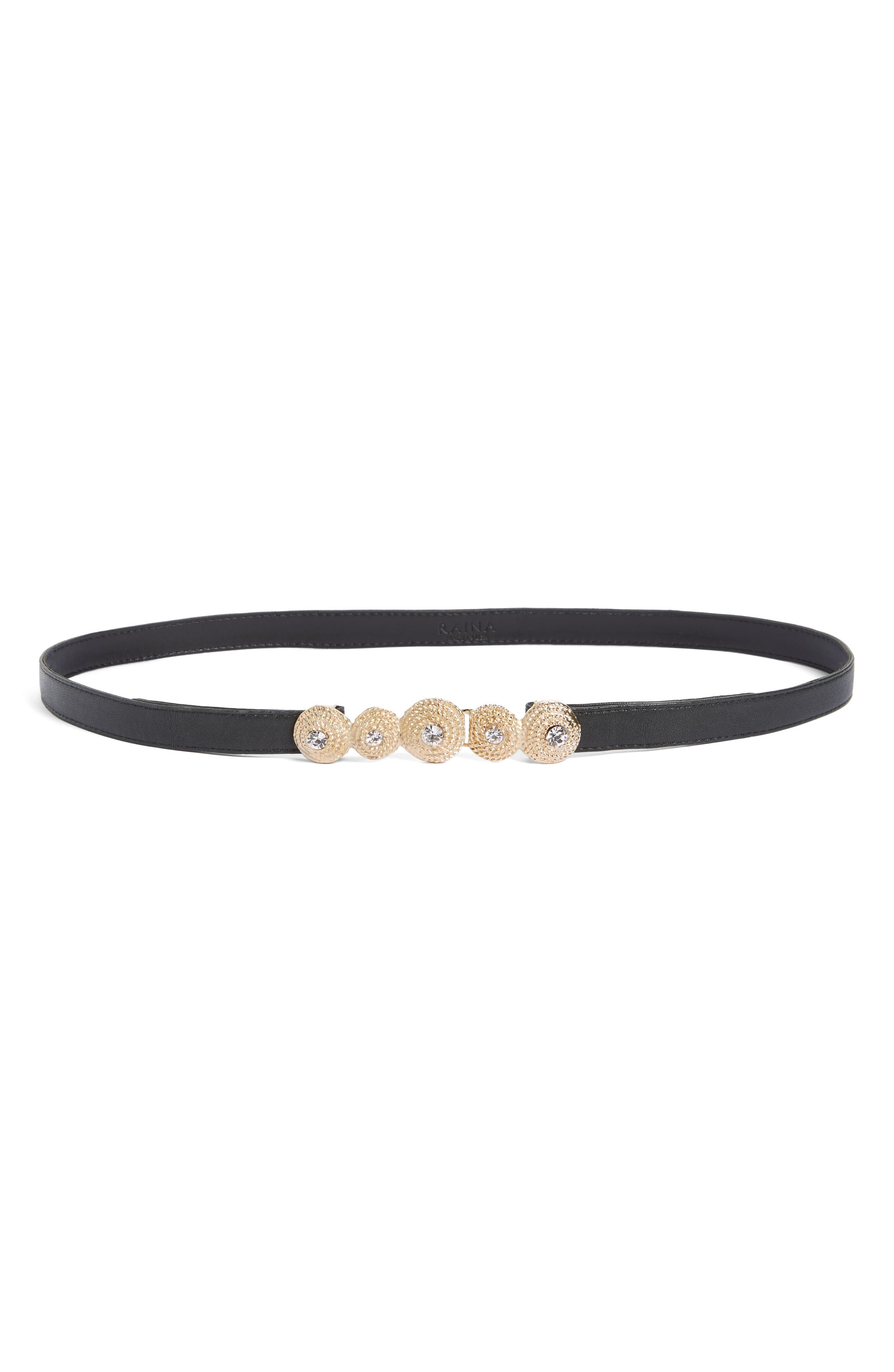 BLACK/ CLEAR STONES