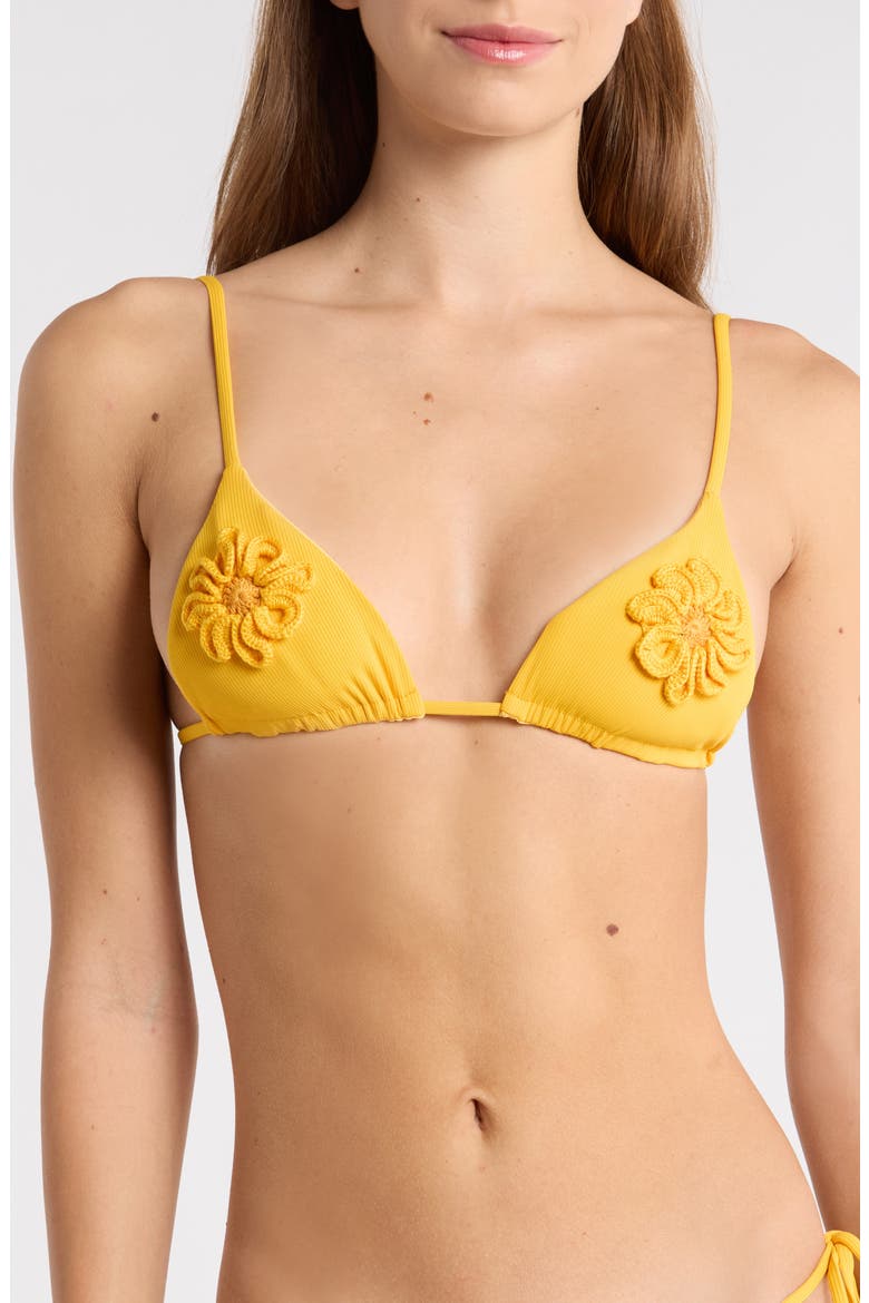 Zen Bikini Top, Main, color, BRIGHT YELLOW