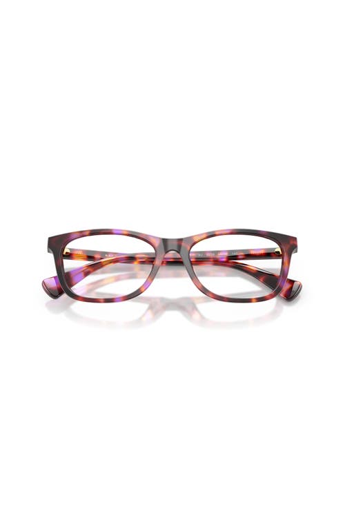 Ralph 53mm Rectangle Optical Glasses In Brown
