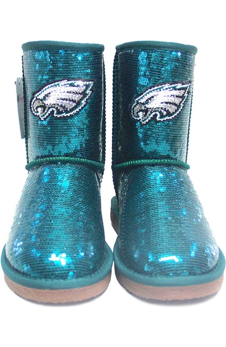 CUCE Women's Cuce Philadelphia Eagles Sequin Boots, Alternate, color,
