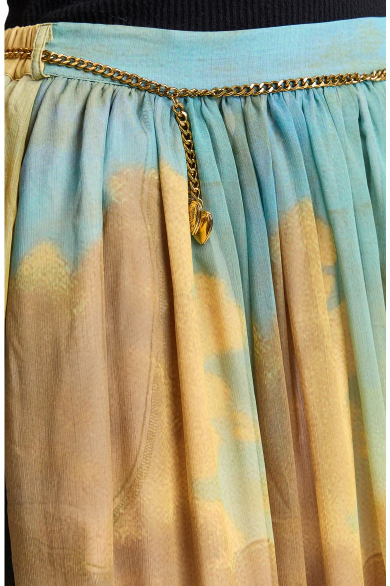 Landscape Mural Full Maxi Skirt, Alternate, color, LANDSCAPE MURAL