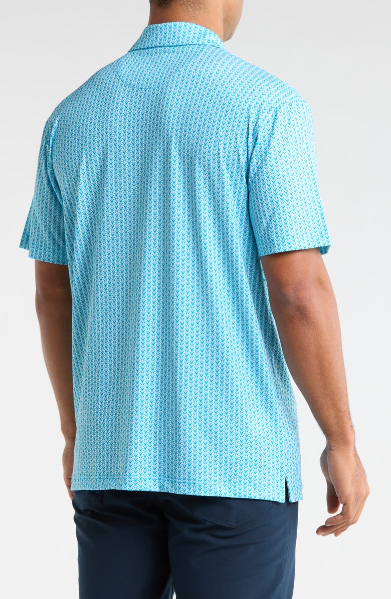 Callaway Herringbone Polo, Alternate, color, Hawaiian Surf