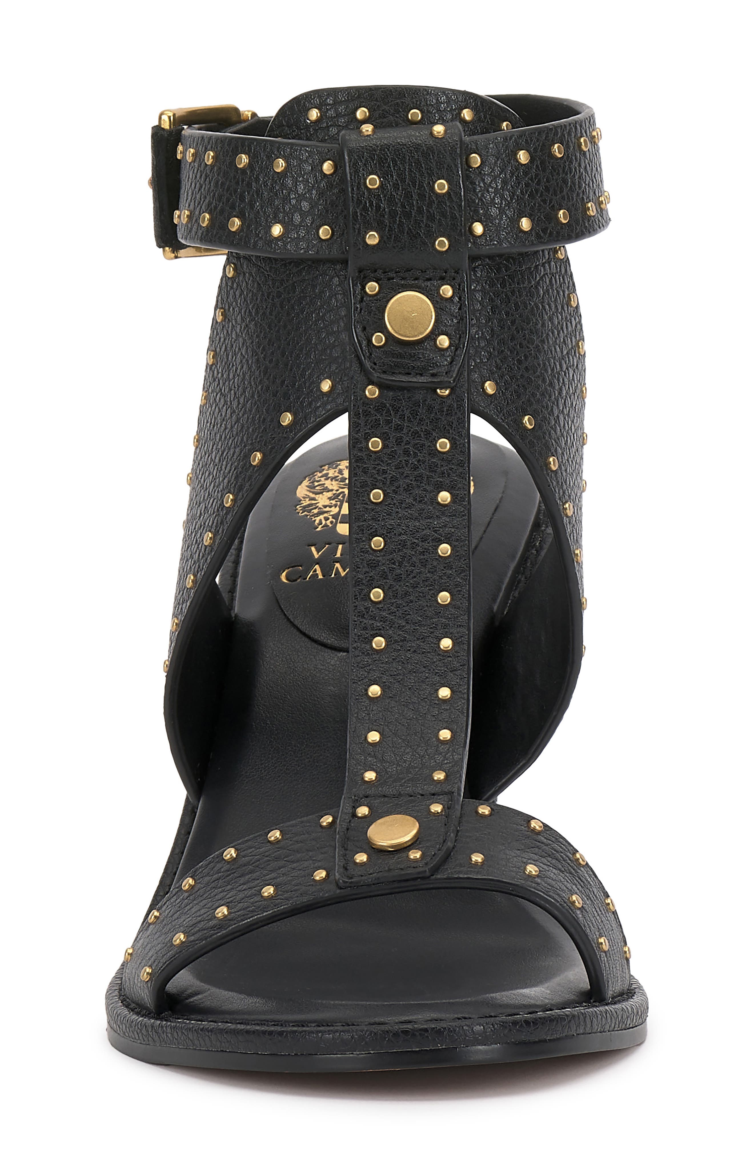 Vince Camuto Faunie T-Strap Sandal, Alternate, color, Black