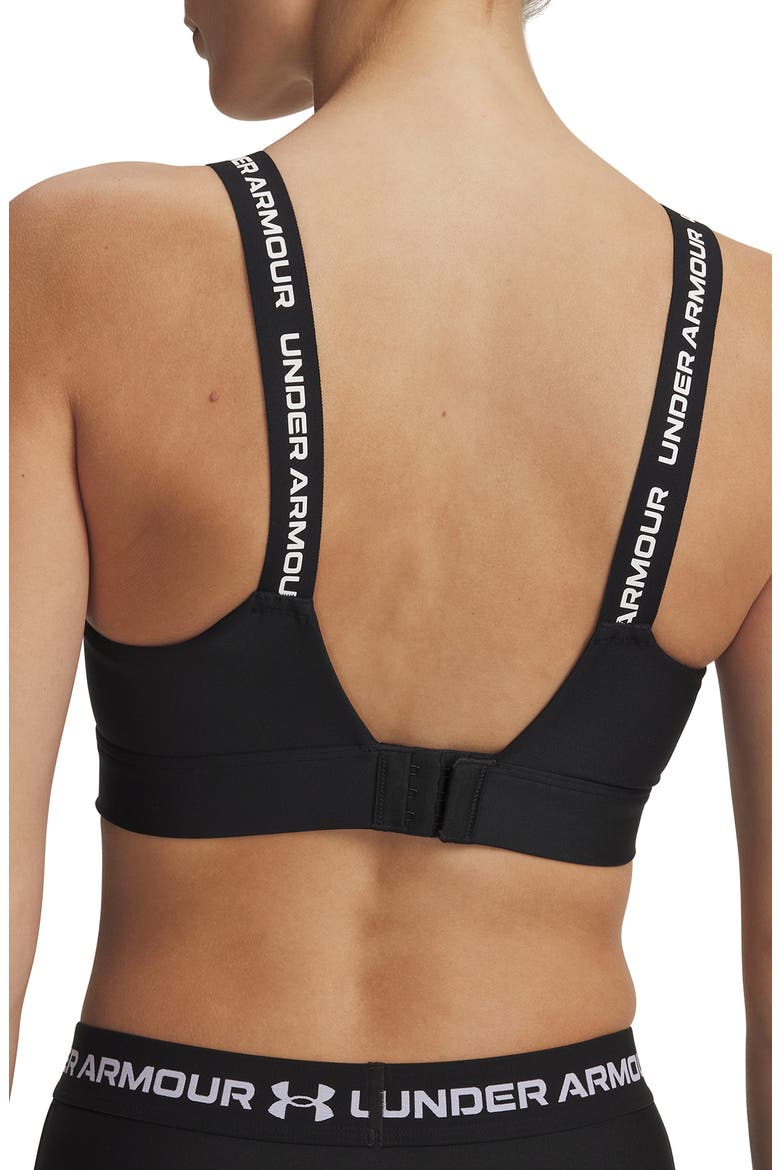 Infinity High 2.0 Sports Bra, Alternate, color, BLACK / / WHITE